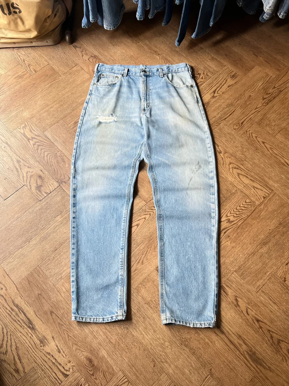 [36]칼하트 USA 빈티지 워싱 워크 데님 팬츠 상품이미지1