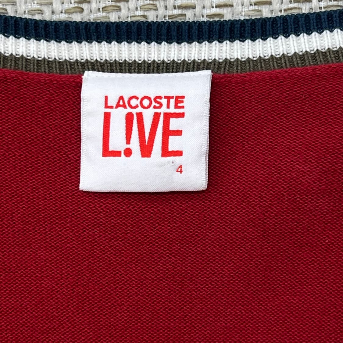 라코스테 니트 가디건 r0422 상품이미지6