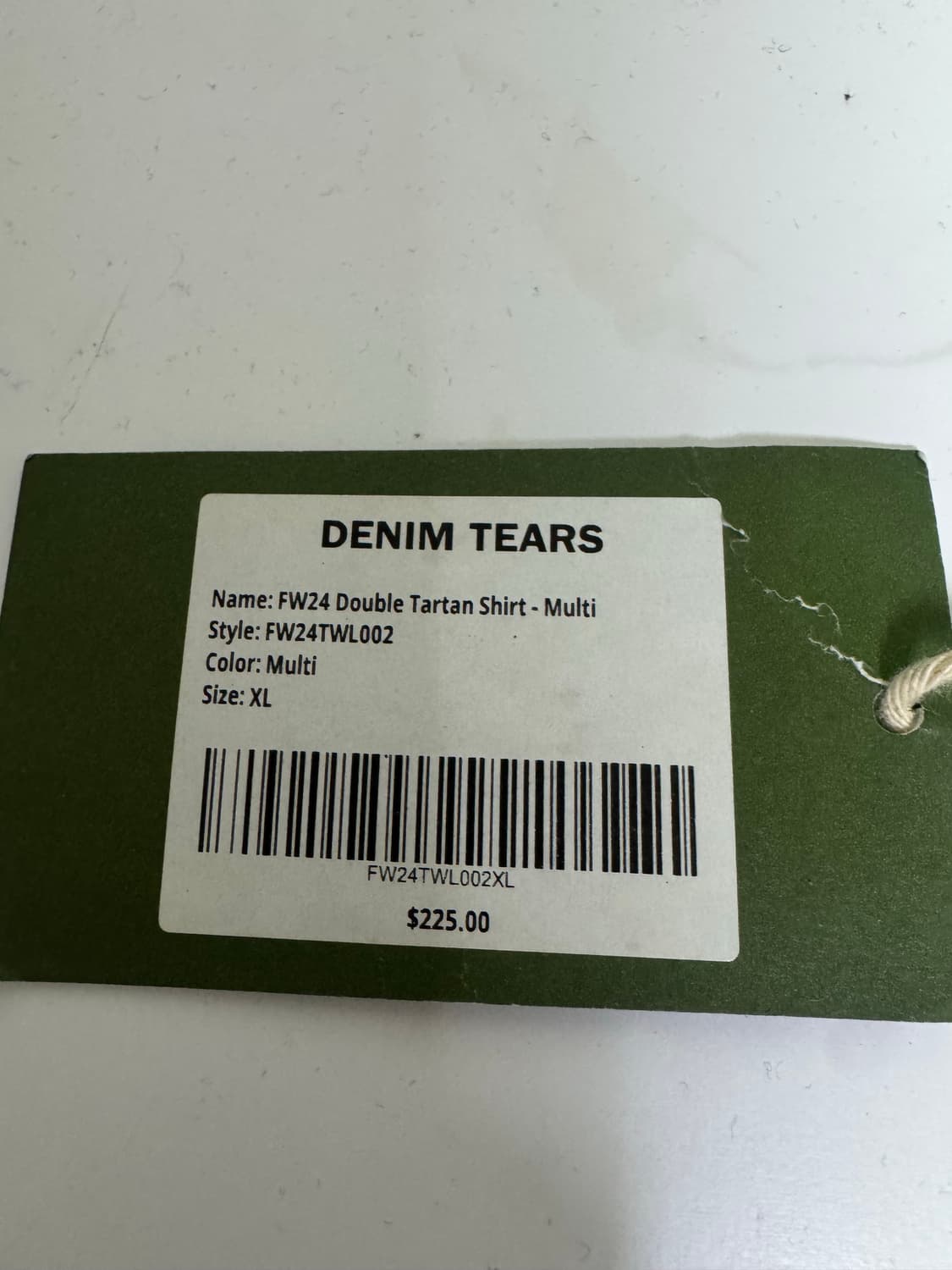 데님티어스 울 플레이드 셔츠 상품이미지3