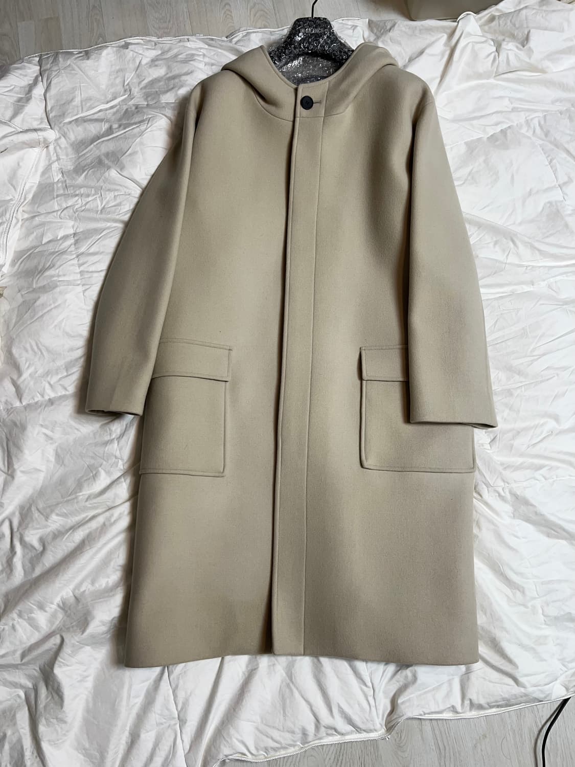 크림 후드코트 상품이미지1