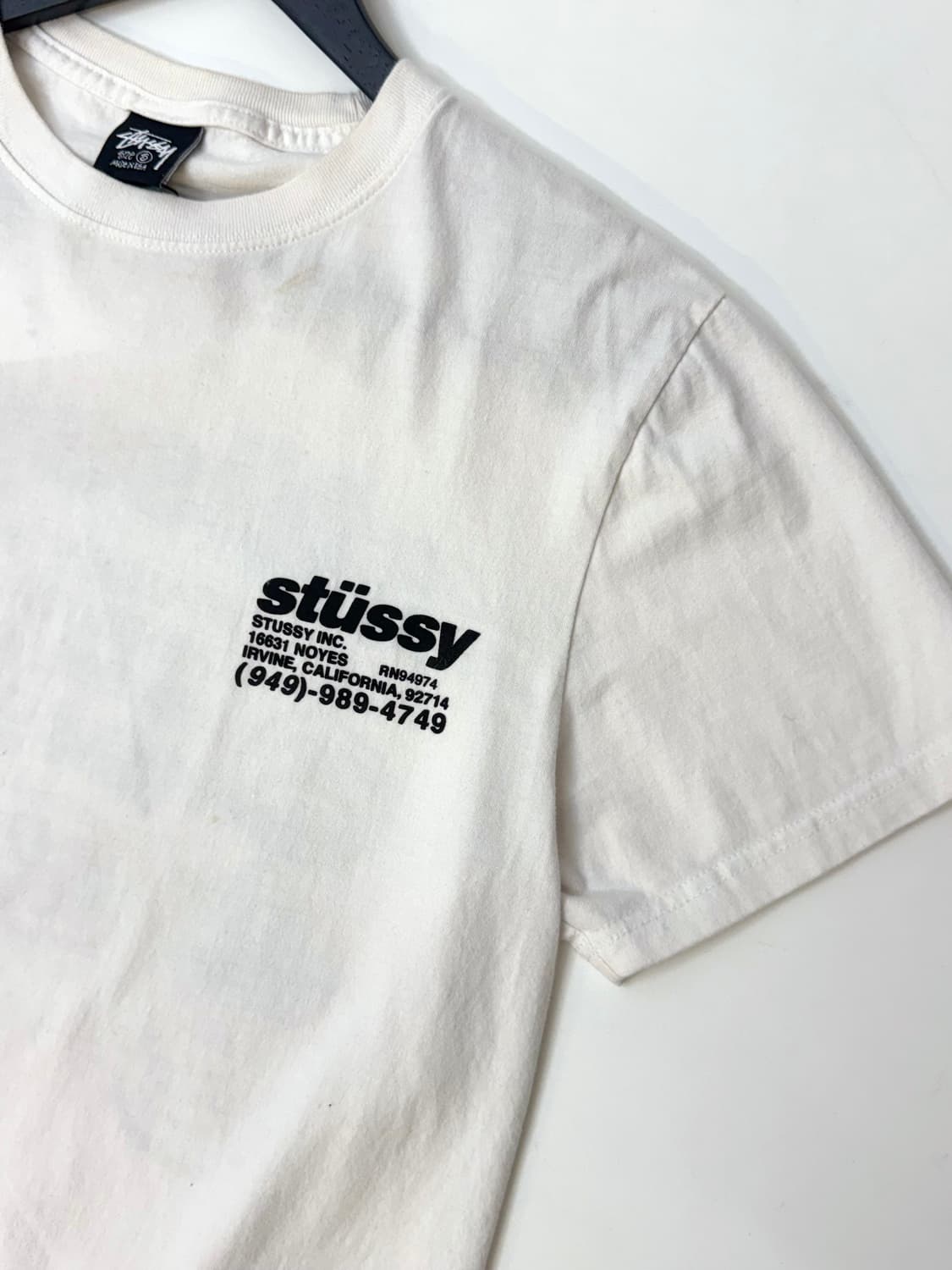 Stussy 스투시 DNA 피그먼트 다이드 티셔츠 내츄럴 상품이미지3