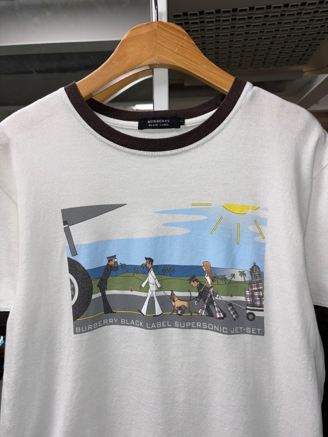 버버리 블랙라벨 링거 티셔츠 상품이미지3