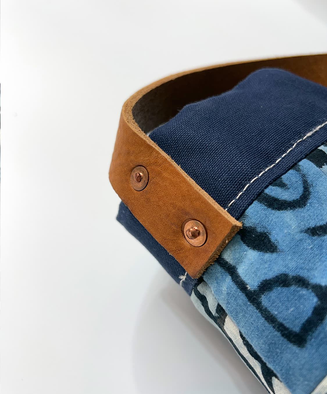 Patchwork Indigo 2way Market bag  상품이미지6