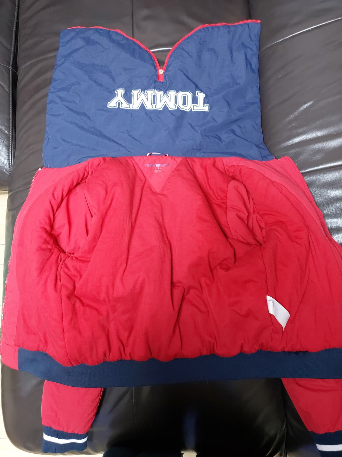 타미힐피거 스포츠 바시티 후드 패딩 점퍼(M)

 상품이미지7