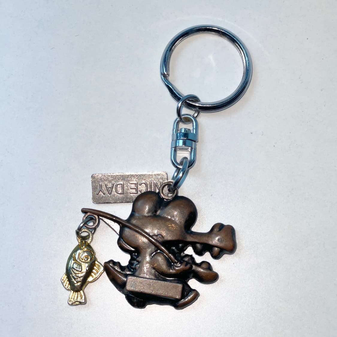 [중고] 일본 온이댐 빈티지 악어 키링 상품이미지4