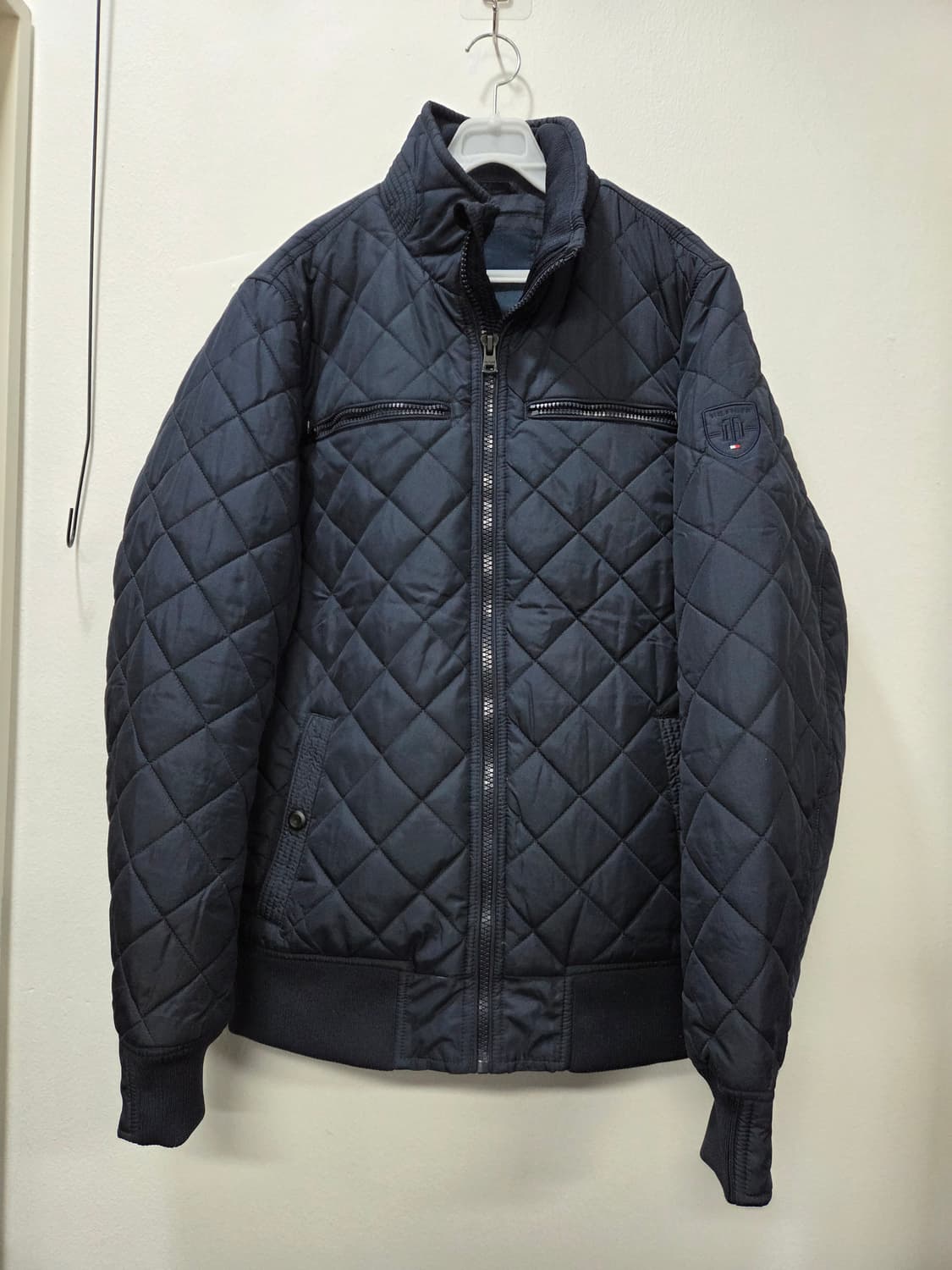 타미힐피거 네이비 퀼팅 쟈켓 점퍼 봄버 L 라지 상품이미지1