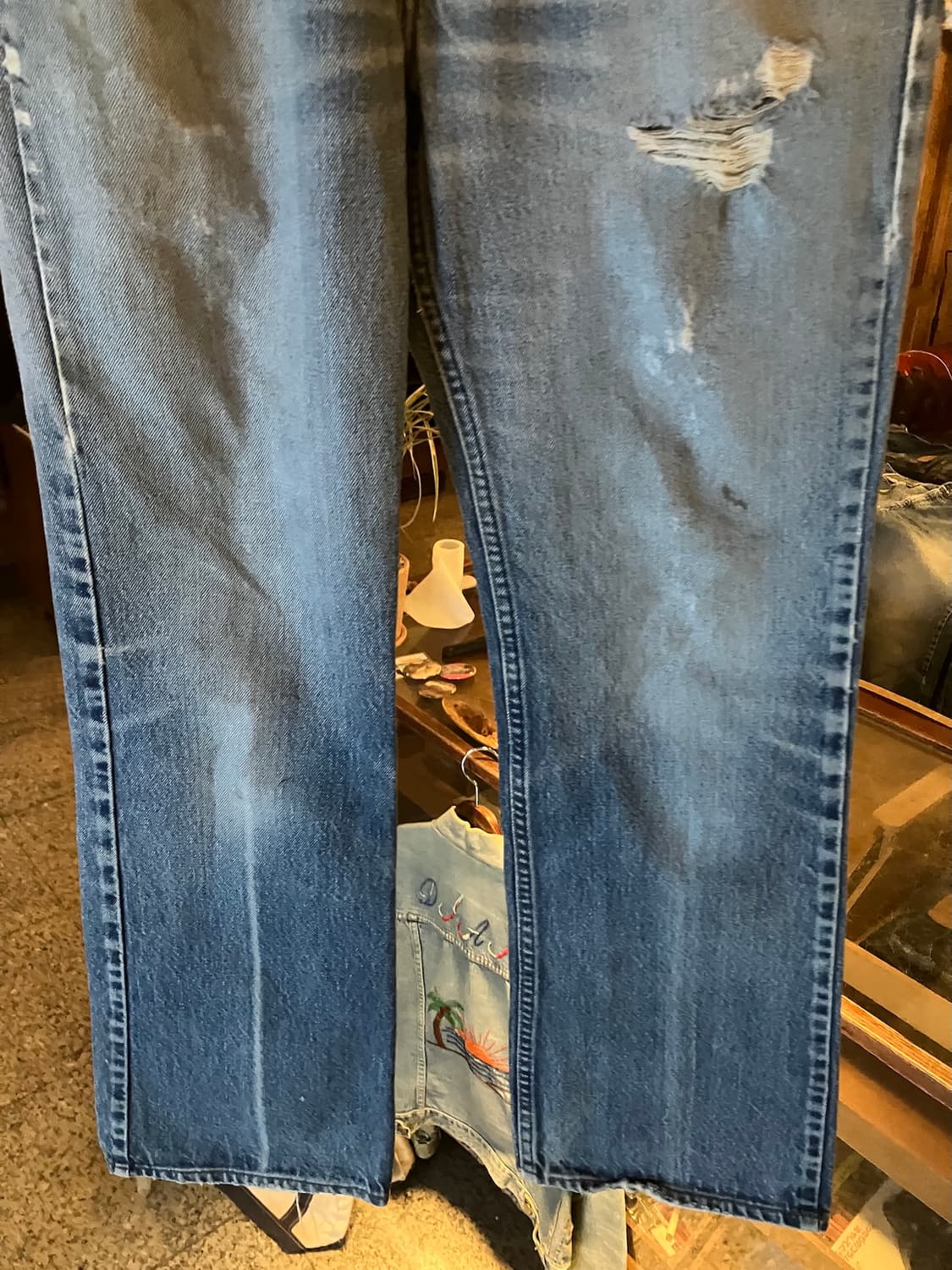 80s USA 빈티지 리바이스 517 부츠컷 데님 팬츠 상품이미지4