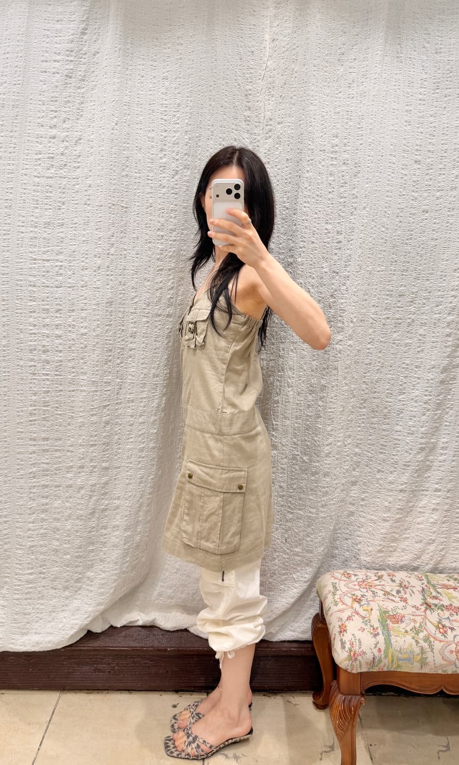 Cargo sleeveless ops 상품이미지3