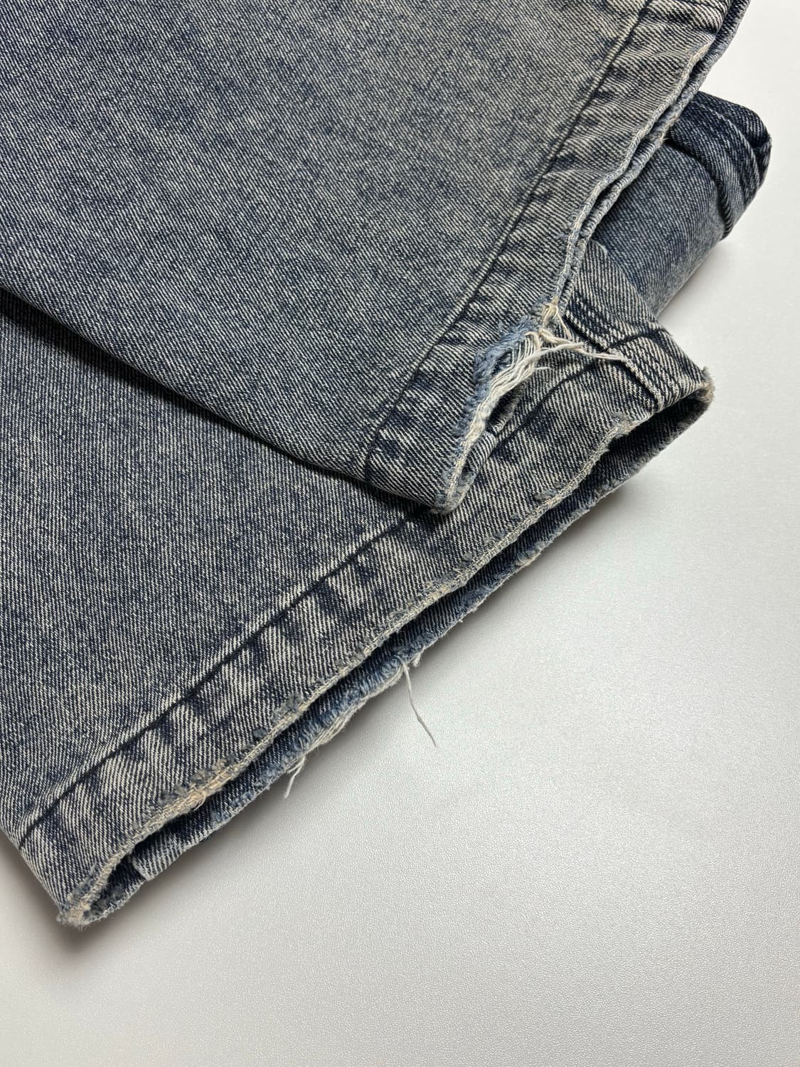 인사일런스 우먼 빈티지 카펜터 데님 WASHED BLUE 상품이미지7