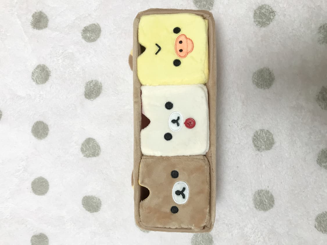 리락쿠마 3단 서랍 수납함 상품이미지1