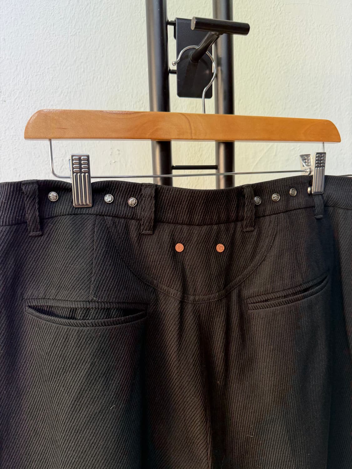 정품) 앤더슨벨 블랙 와이드 팬츠 50(32-34) 상품이미지6