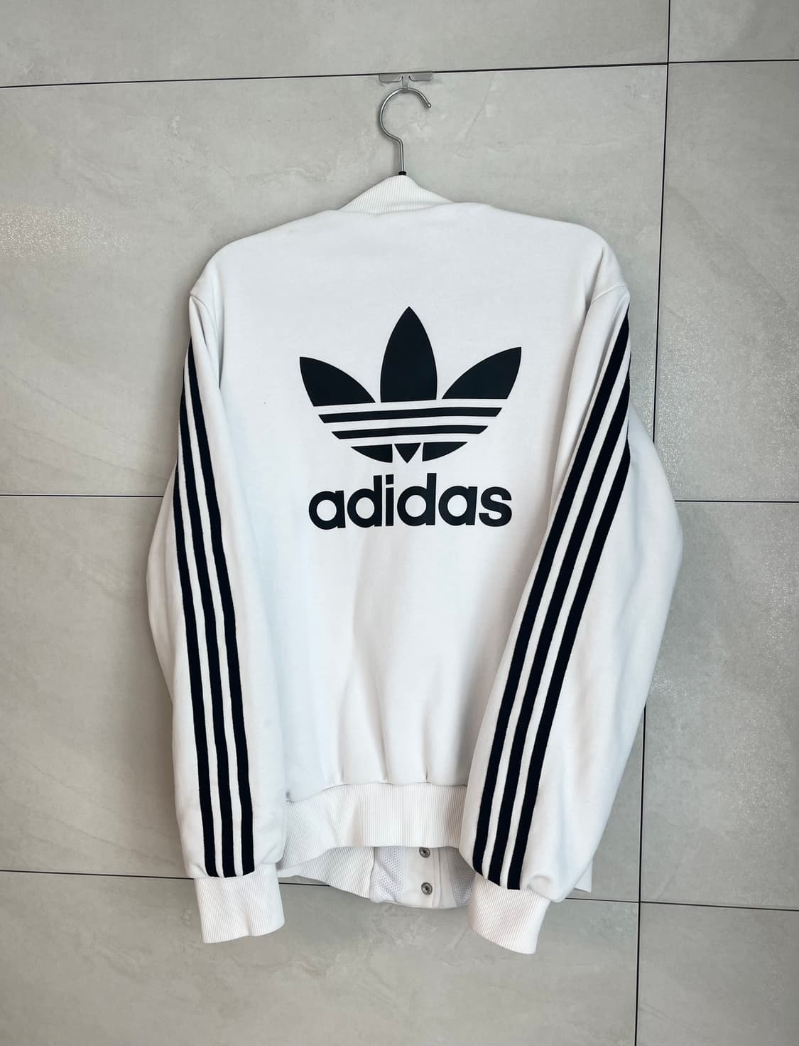 아디다스 파이어버드 흰,검 자켓 [90]  상품이미지4