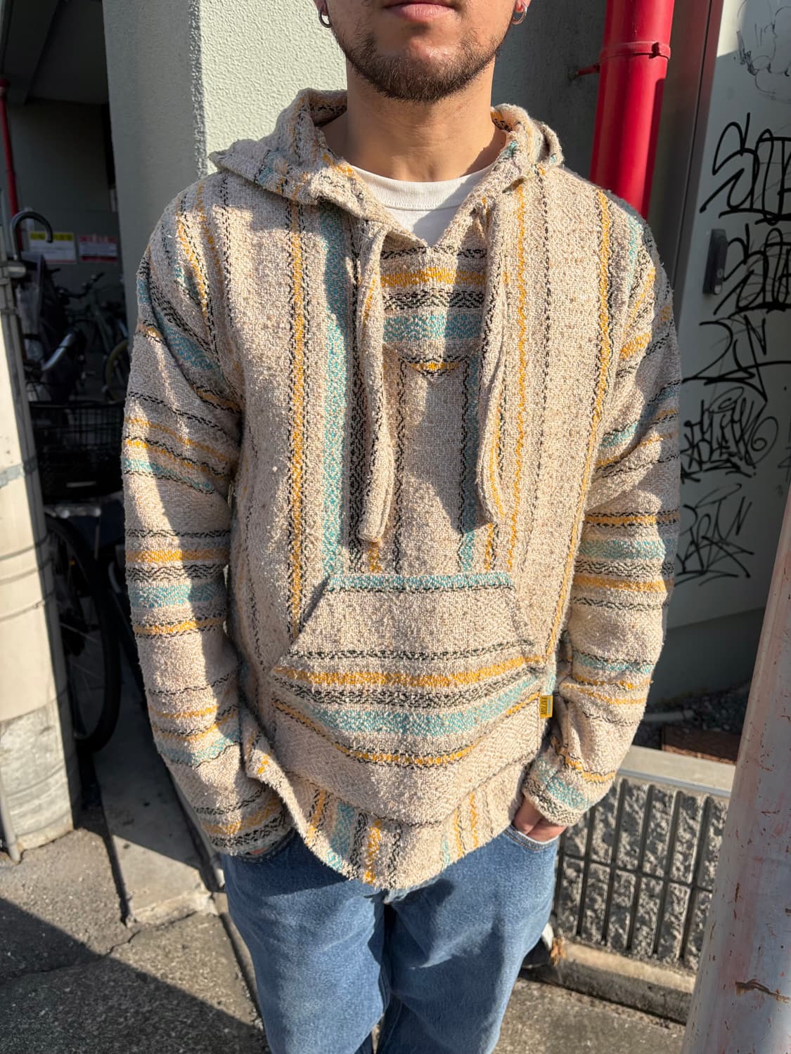 아메리칸 빈티지 판초 우의 st 맨투맨 상품이미지2