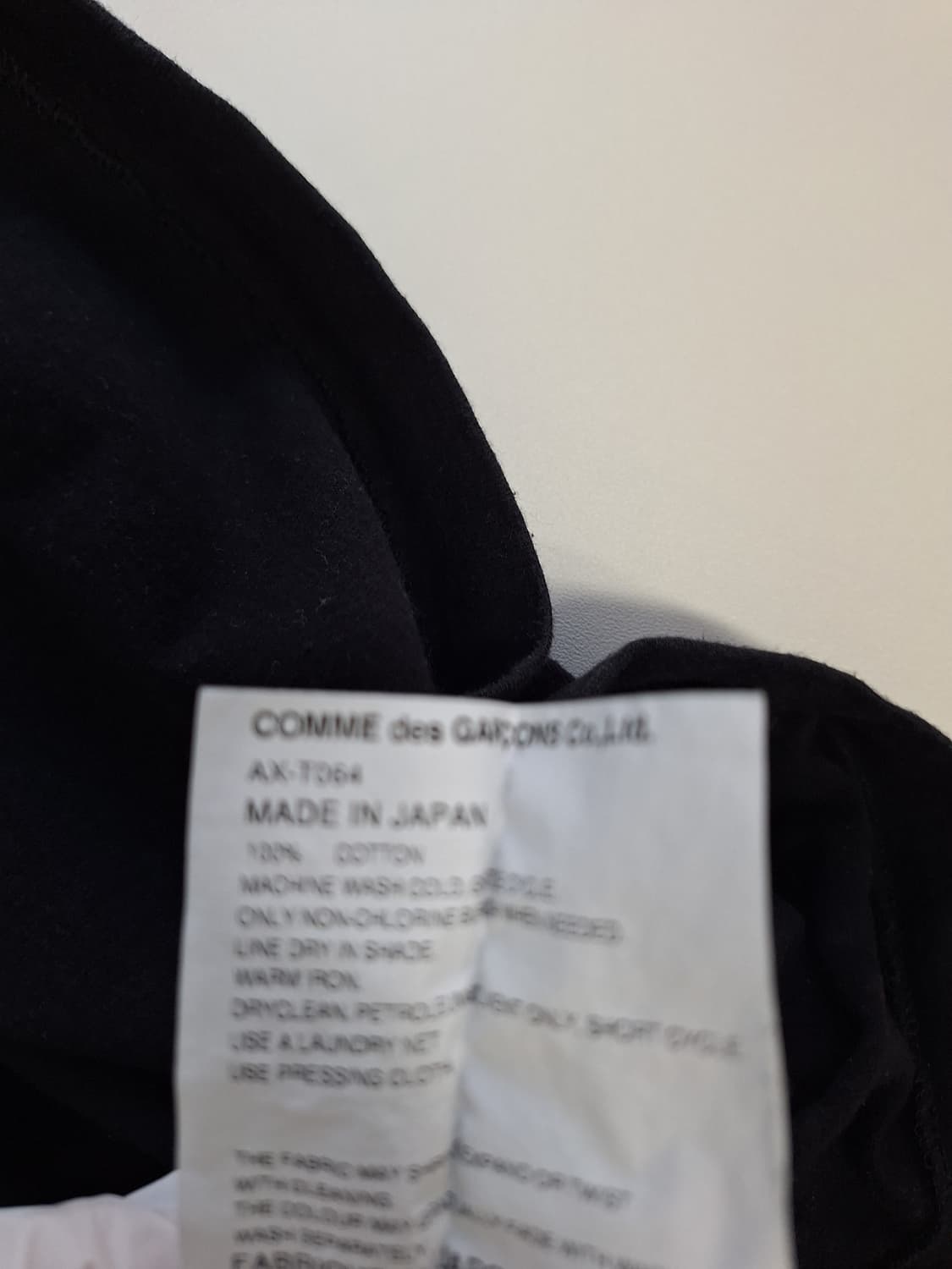 꼼데가르송 블랙와펜 반팔티셔츠 상품이미지5