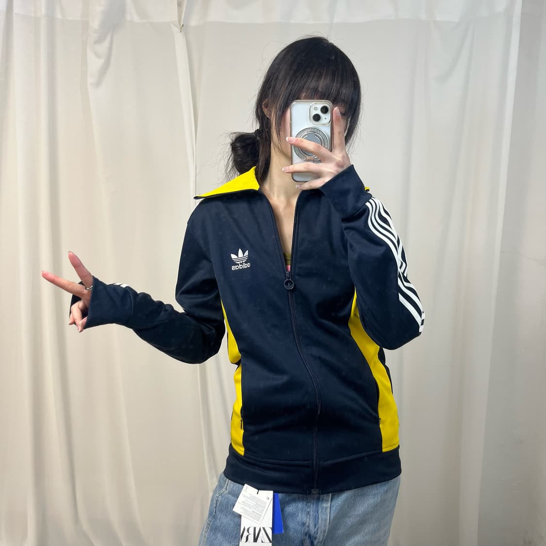 Adidas navy Europa color block jersey 상품이미지2