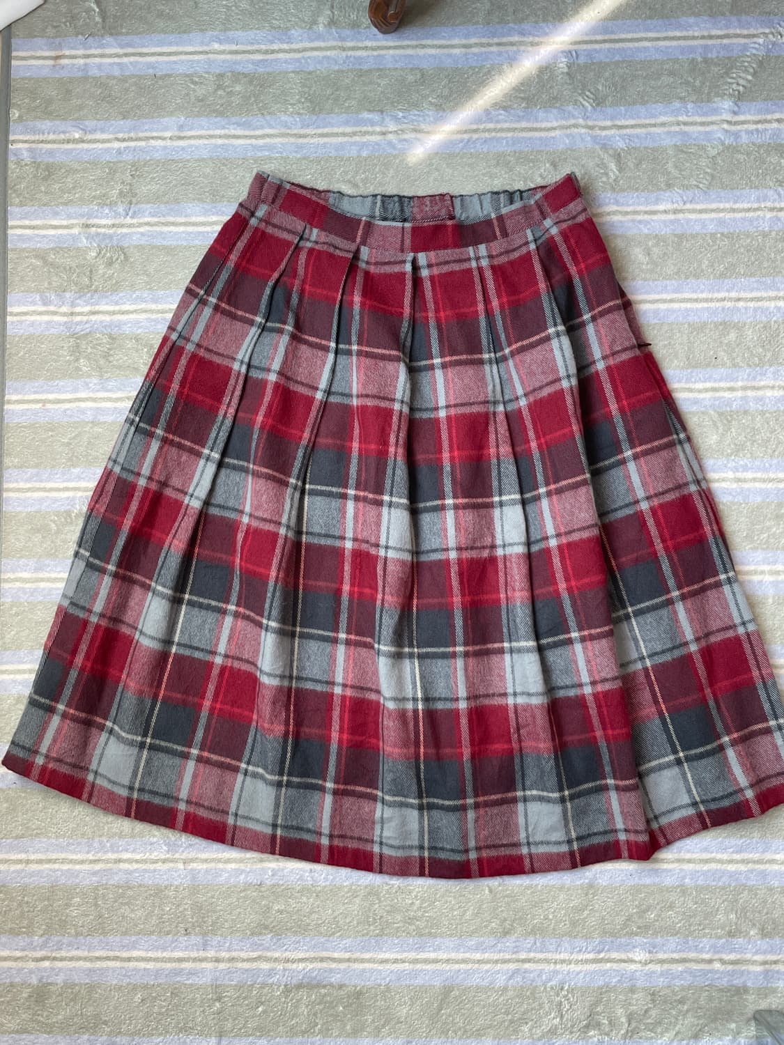 earth music&ecology 체크 플리츠 스커트 (Japan) 상품이미지6