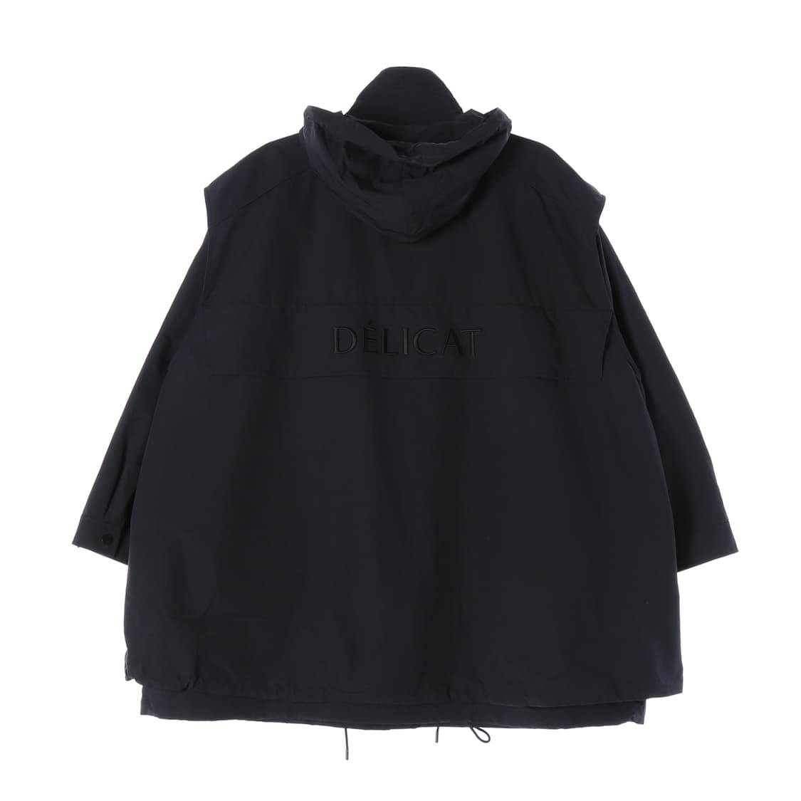 준지 22SS 로고 포켓 사파리 야상 바람막이 점퍼 블랙
 상품이미지3