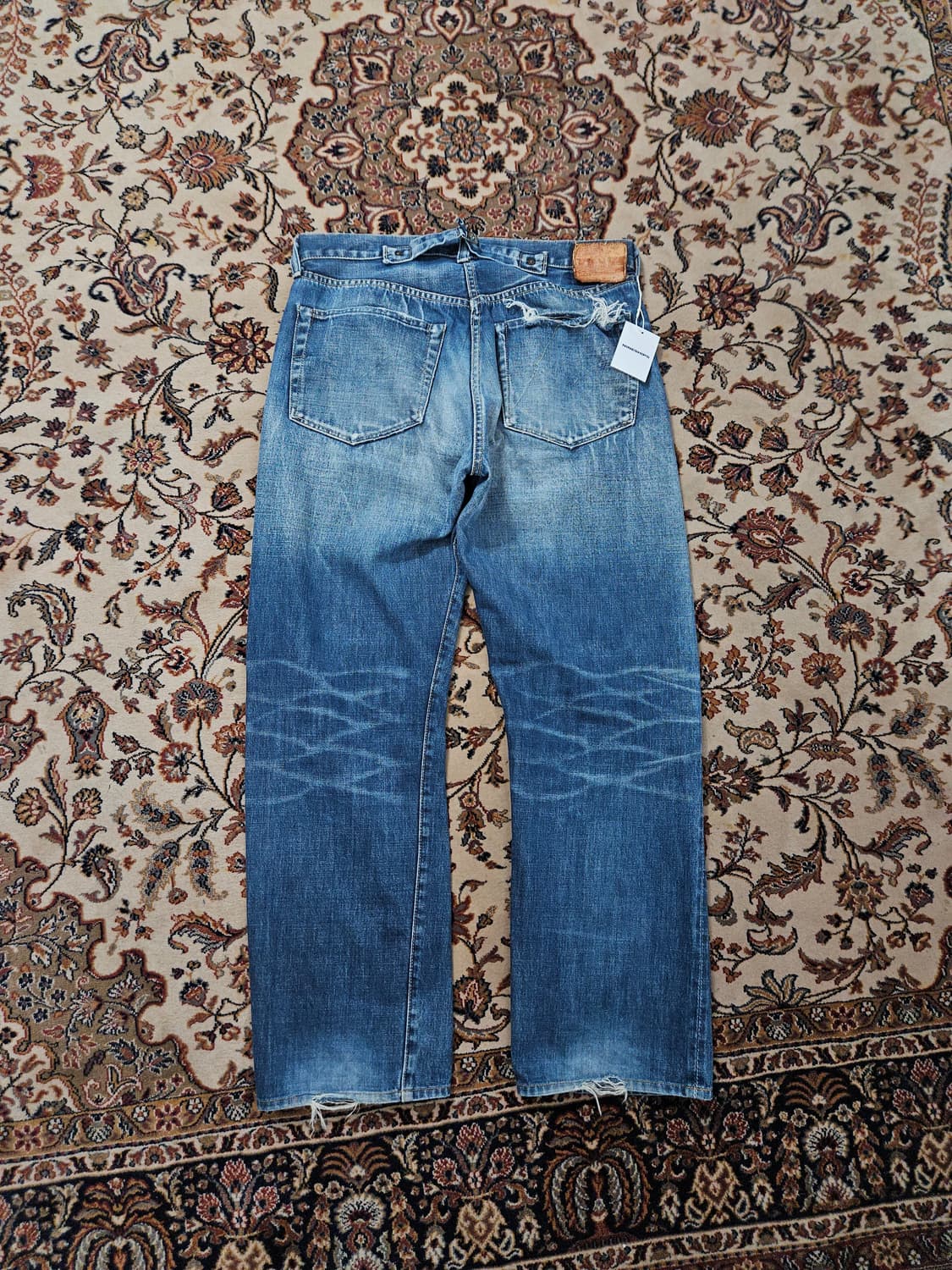 2000's LVC 37501 디스트레스 셀비지 청바지 38 실측 36 상품이미지8