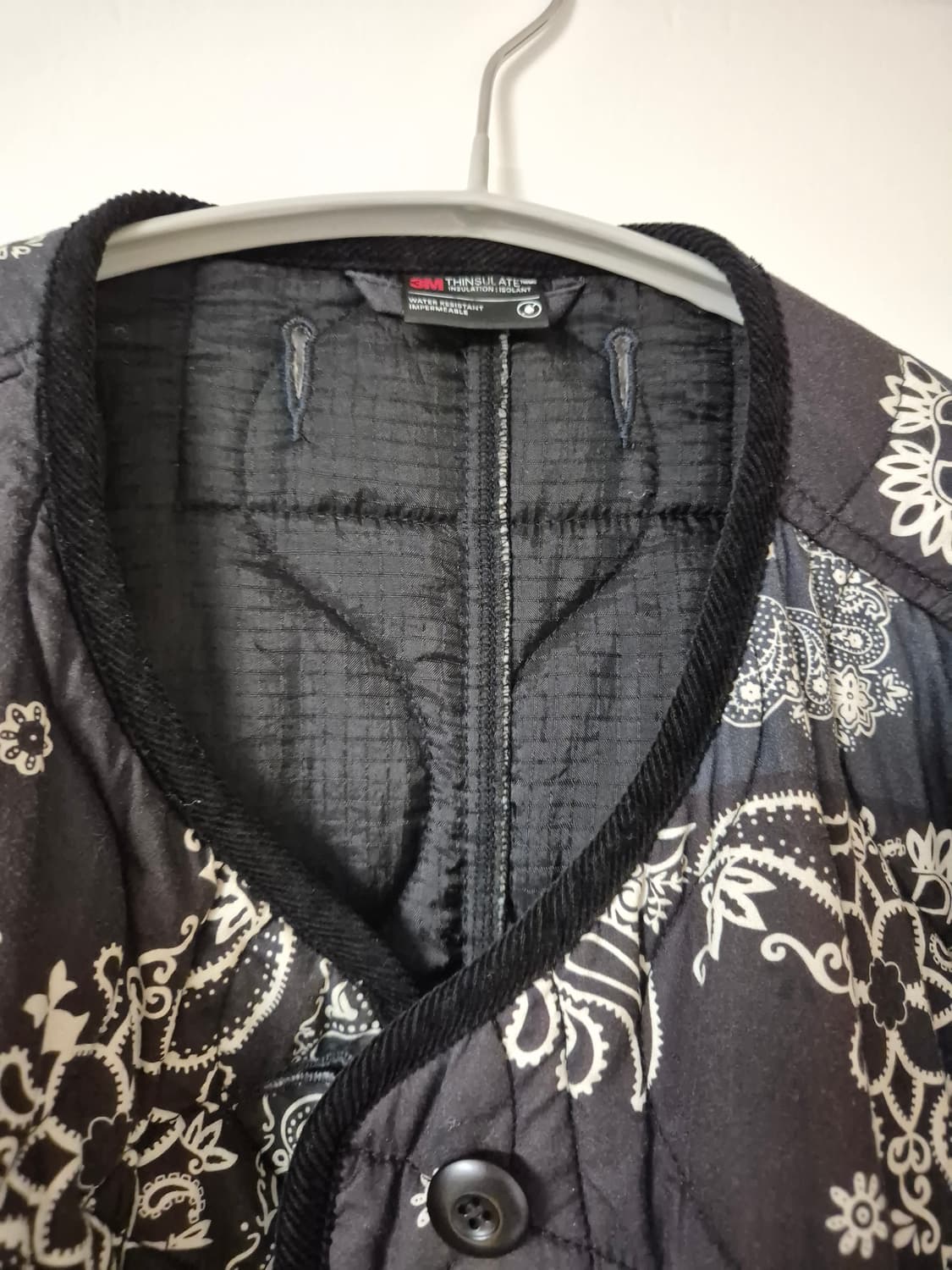 24 비이커 페이즐리 퀼팅 리버시블 패딩 자켓  상품이미지2