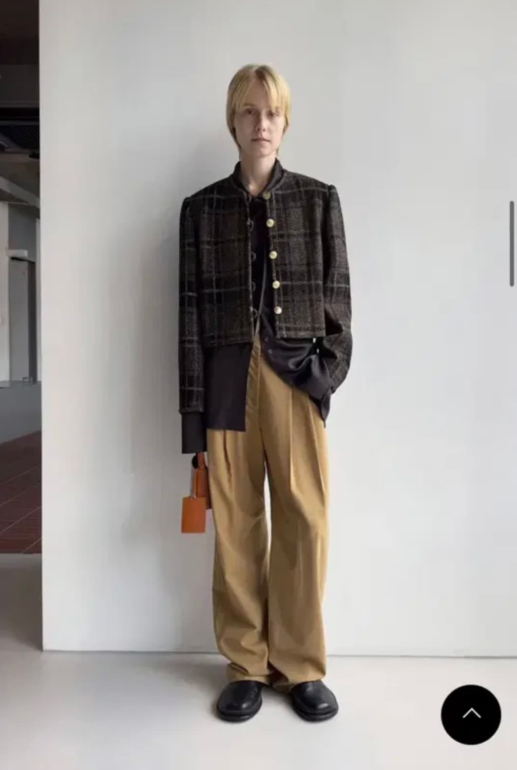 로우클래식 라운드넥자켓 m 상품이미지3