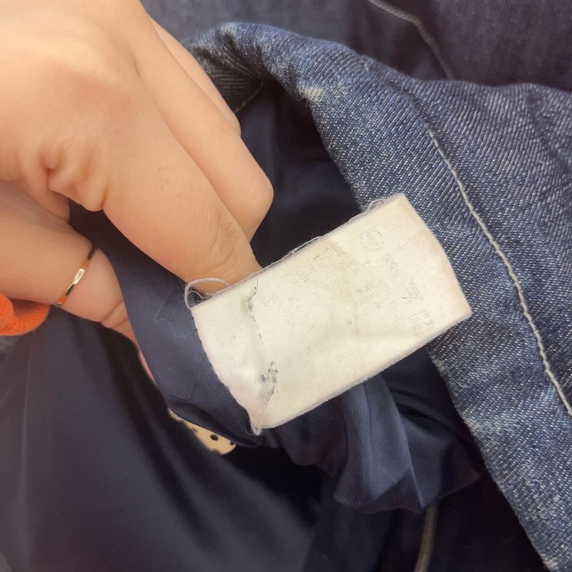 MLB 올드스쿨 레트로 스트릿 힙합 데님 패딩 자켓 95 C09664 상품이미지6