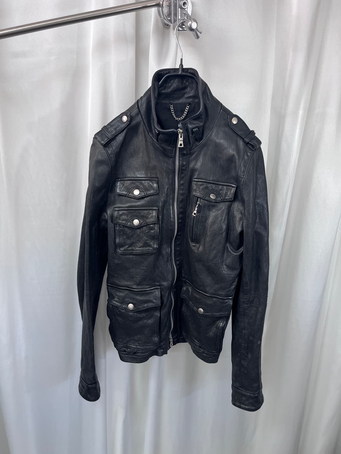 vintage leather jacket 상품이미지1