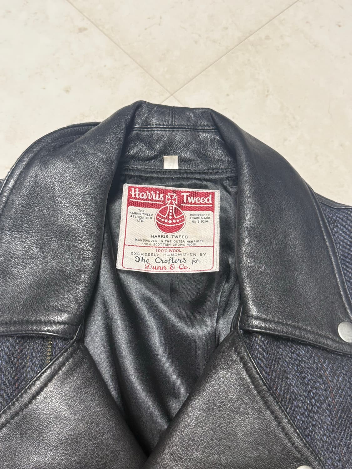해리스 트위드 라이더 자켓 상품이미지3