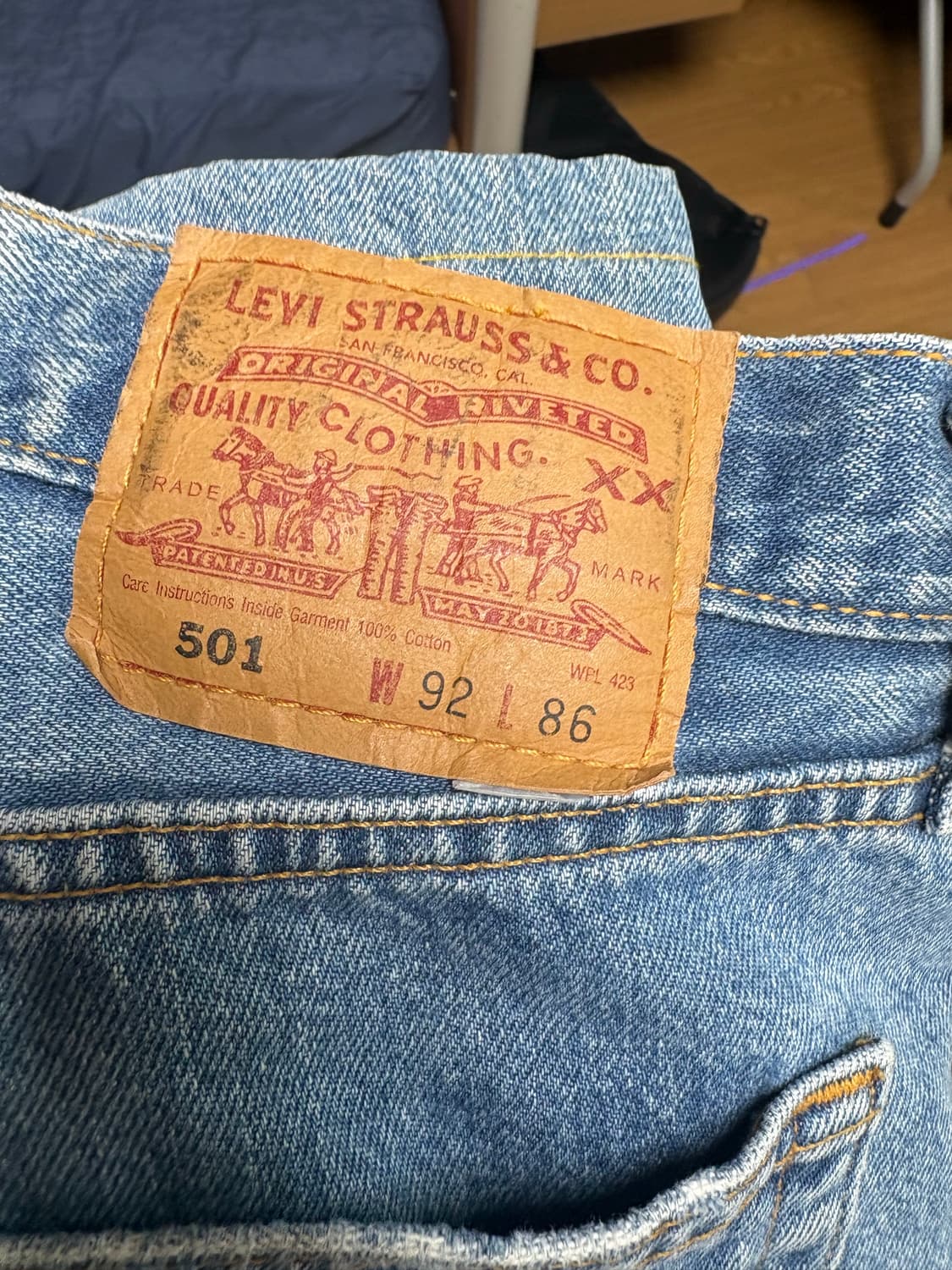 90s 빈티지 리바이스 501 상품이미지4