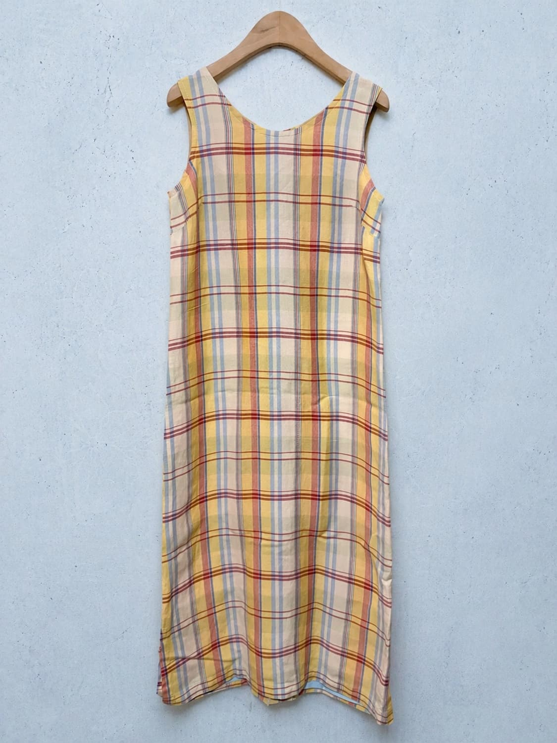 90s Vintage 체크 원피스 상품이미지2