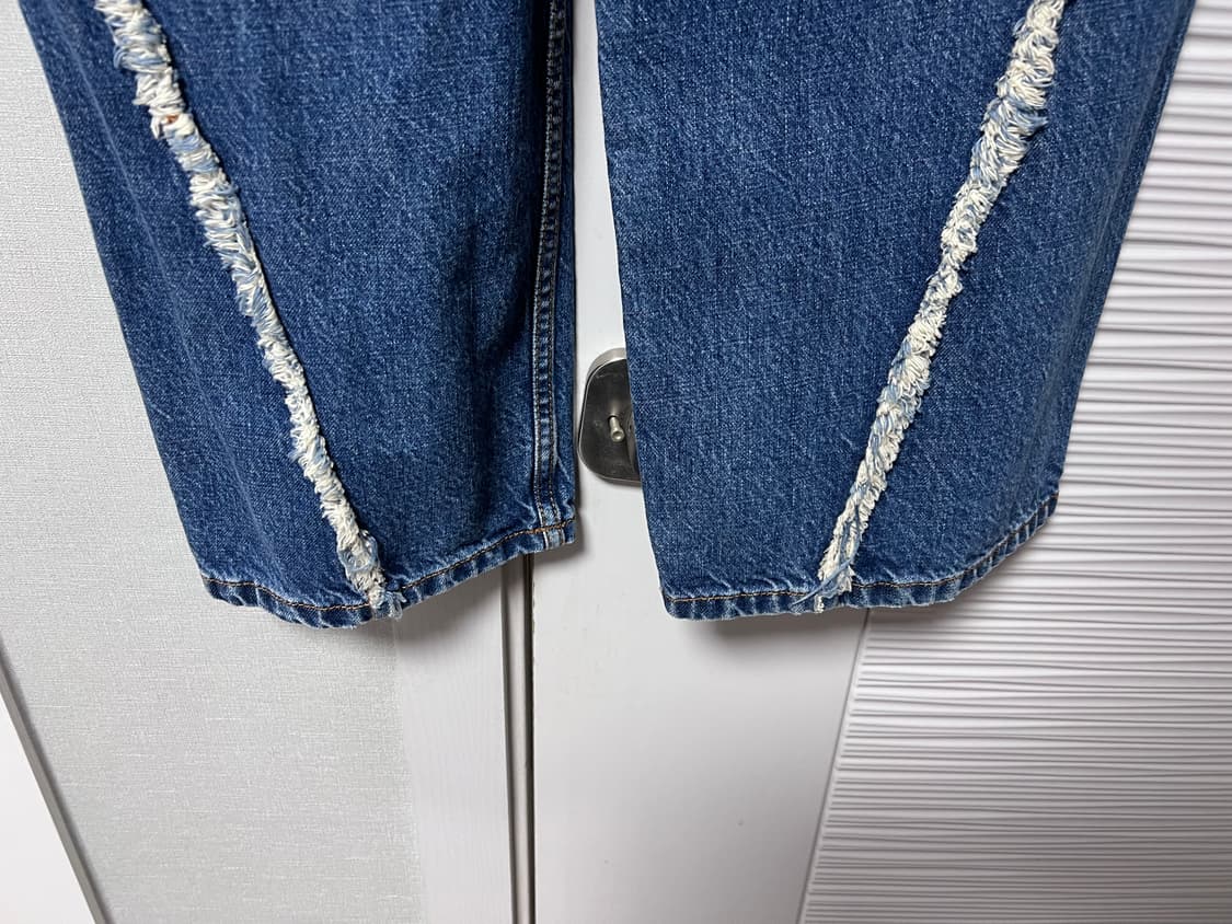 [0] Noun wave cut denim pants  상품이미지6