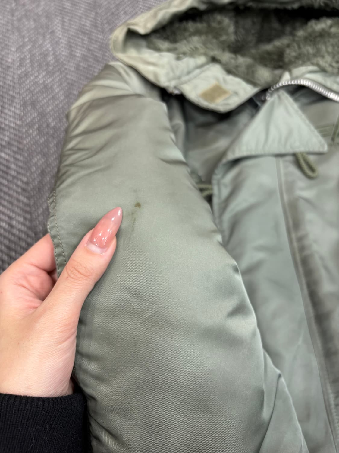 알파인더스트리 N3B 파카 카키 상품이미지5