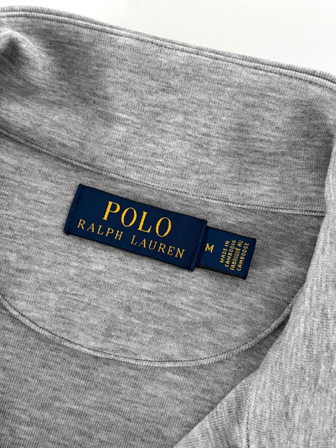 Polo 폴로 랄프로렌 신형 그레이 반집업 맨투맨 상품이미지4