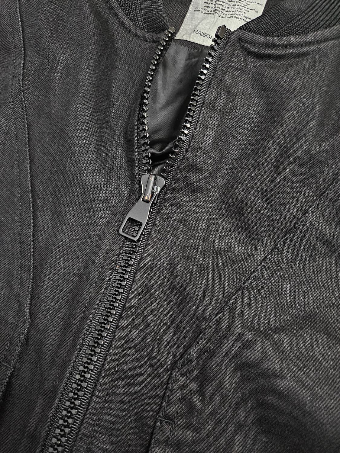 메종미네드 블랙 오버 MA-1 상품이미지2