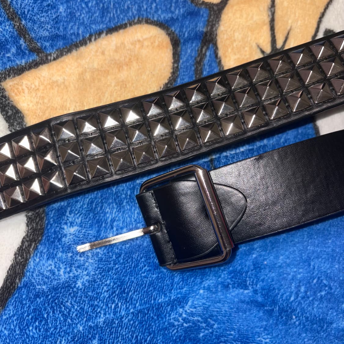 Vintage Stud Belt Black 상품이미지2