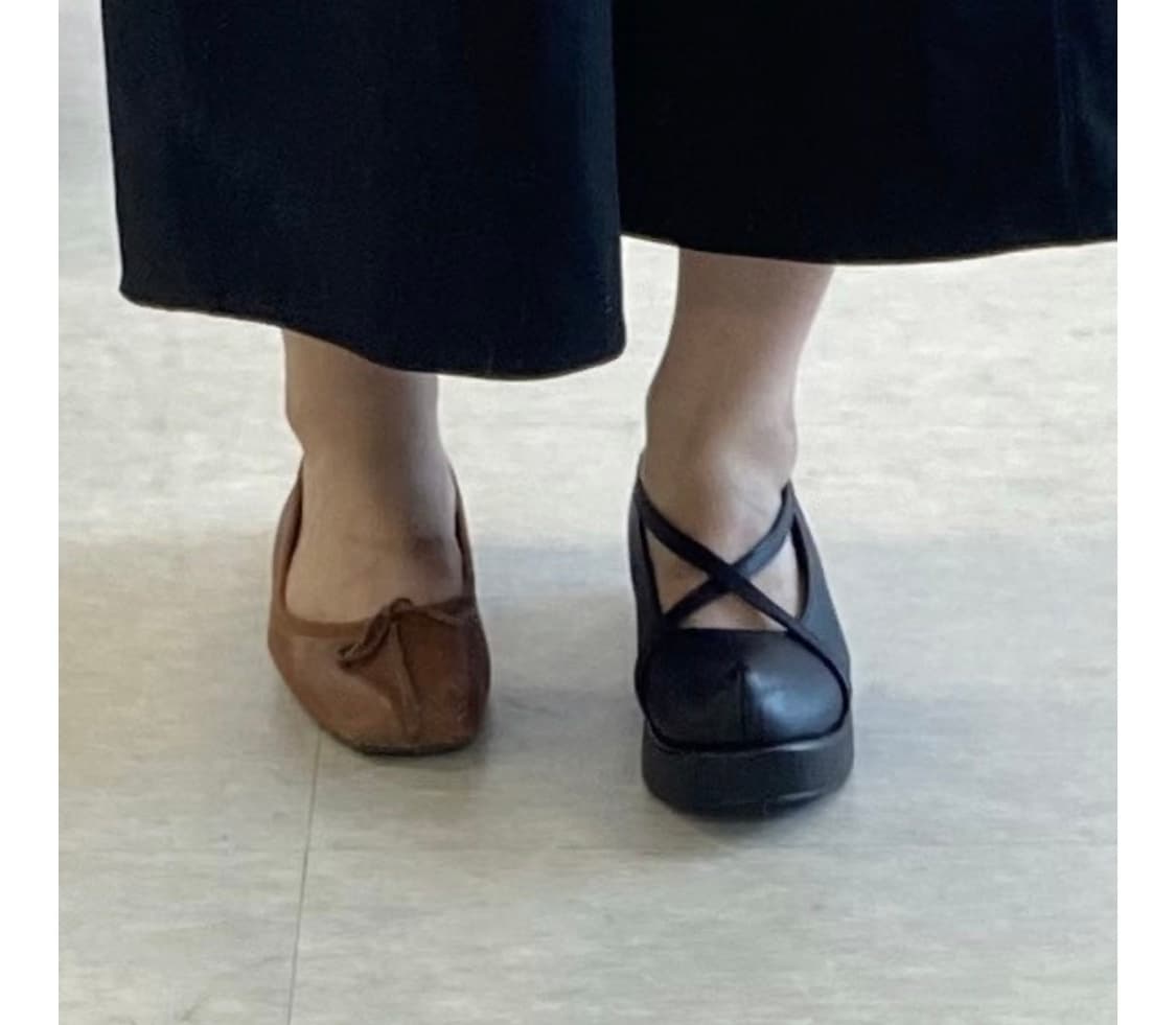 (플랫아파트먼트) 청키 플랫폼 한복 버선코 신발 - 블랙 220-225 상품이미지2