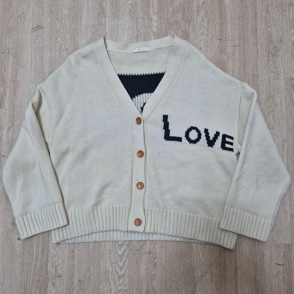 지고트 여성 브이넥 니트 가디건 상품이미지1