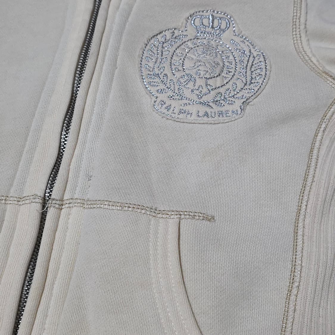 빈티지 아베크롬비 울프죠깔 폴로진 후드 집업 y2k 오네갸루 d.i.a깔 상품이미지9