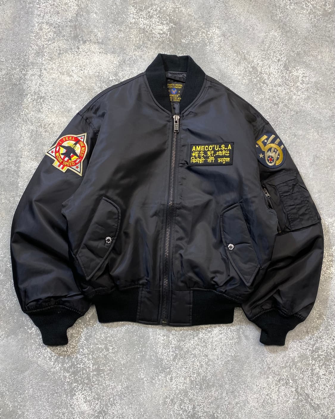 [S] AMECO  아메코 밀리터리 MA-1 플라이트 자켓 상품이미지1