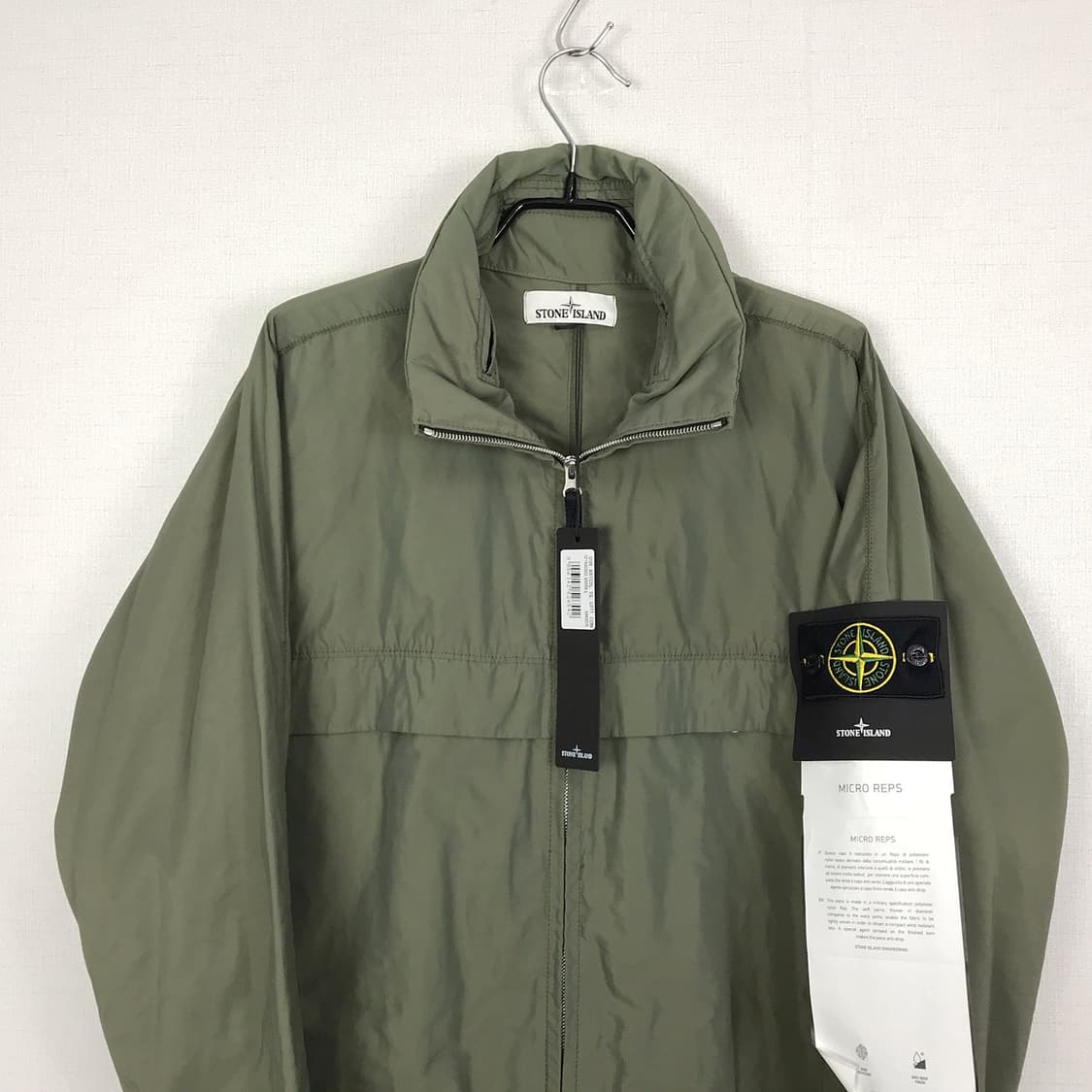 스톤아일랜드 20ss 새상품 히든후드 반코트 롱자켓 L 상품이미지3