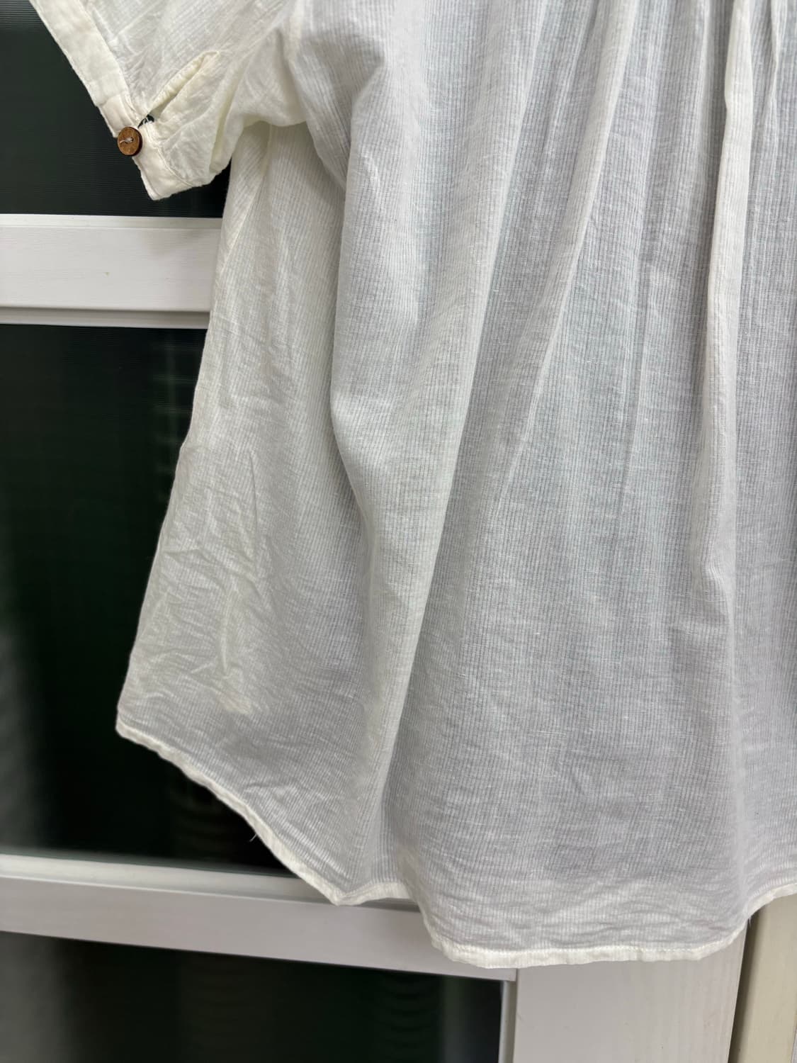 아이보리 잔 스트라이프 블라우스 상품이미지6