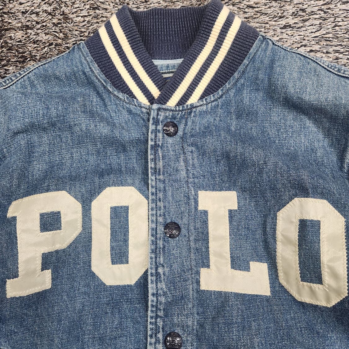 폴로 데님 바시티자켓 상품이미지2