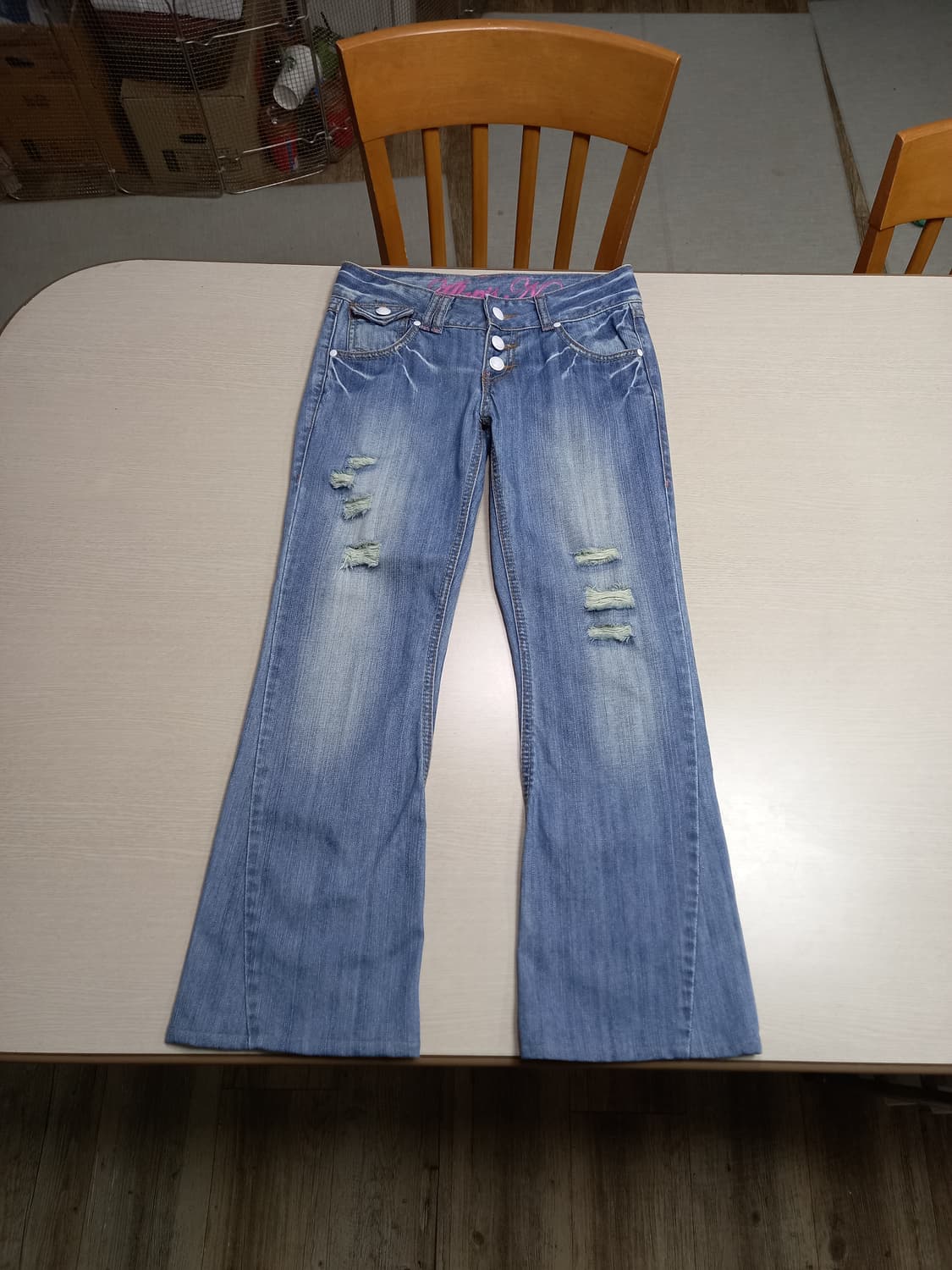 27 Alexis N 제시뉴욕 데미지워싱 부츠컷 27-619 상품이미지1