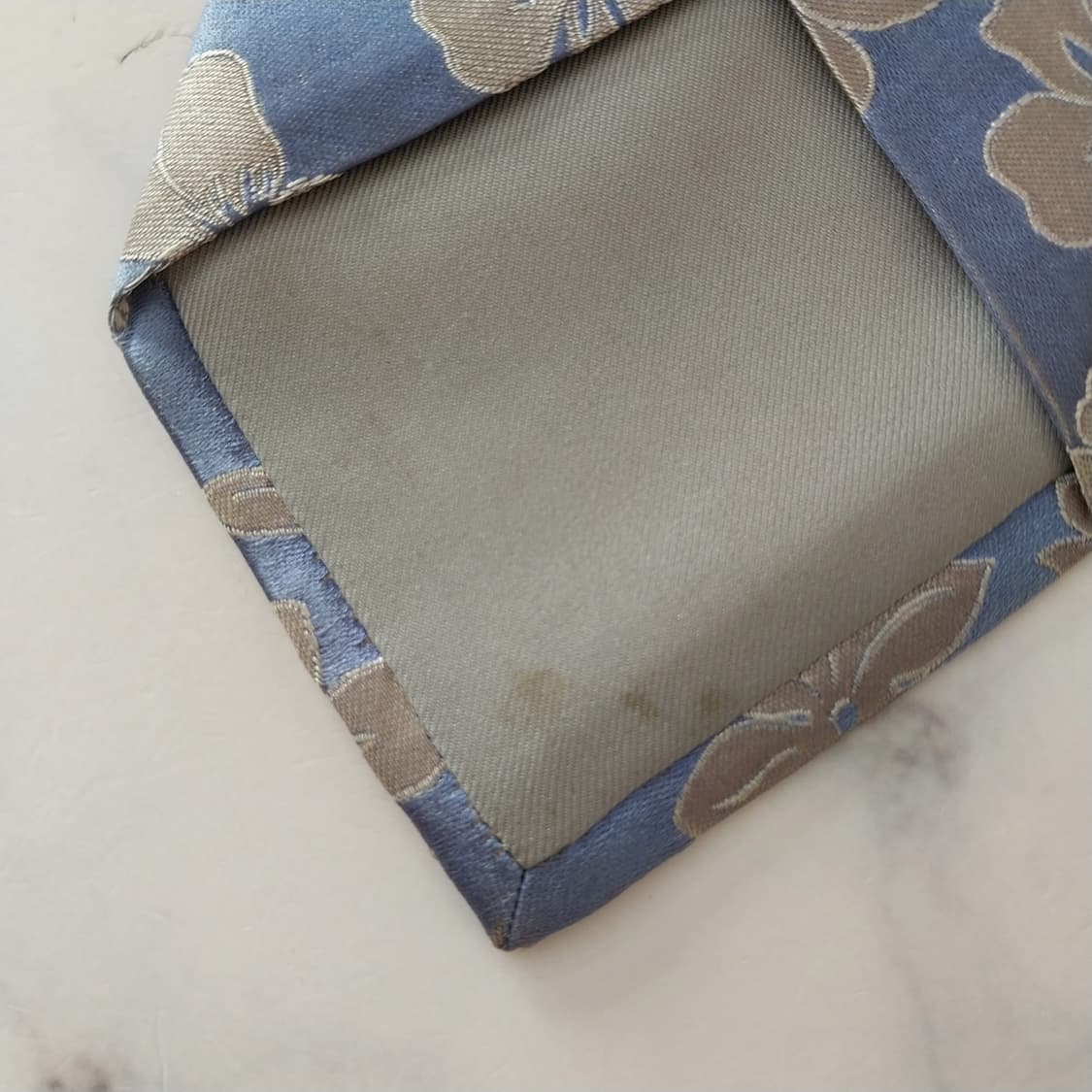 알테아 실크 블루 플라워 자카드 넥타이 9.4cm A등급 K1732
 상품이미지9