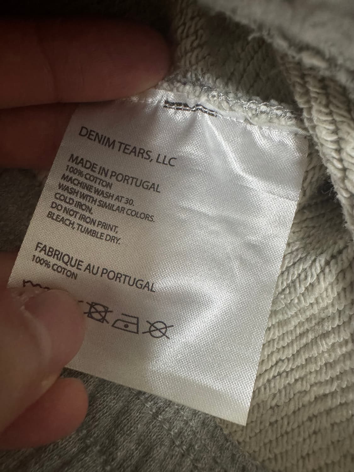 데님티어스 코튼 리쓰 조거팬츠 바지 M사이즈 그레이 상품이미지4