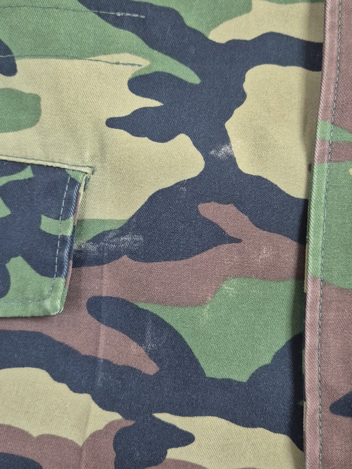 육군 구형 국방부 병장 중기형 야전상의 전투복 상의 자켓 (L) 상품이미지7