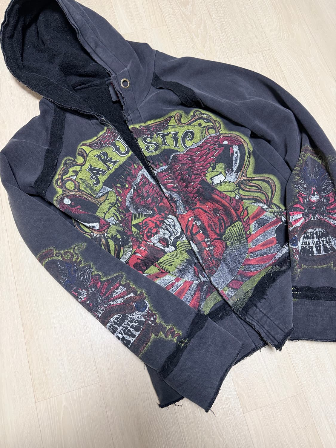 빈티지후드집업 상품이미지1