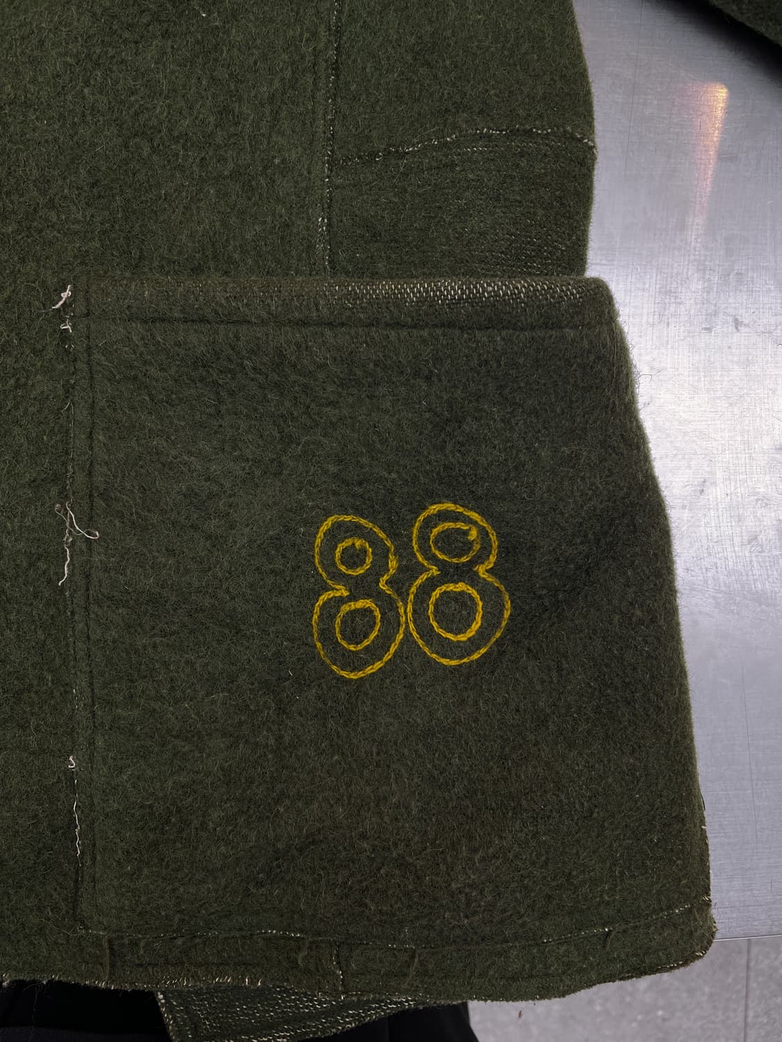 Toll Free Dine Garment  멜톤 울 스웨디시 코트 상품이미지7