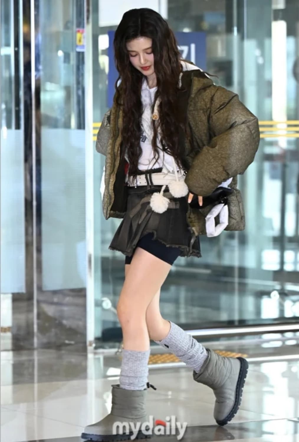 CP 컴퍼니 코 테드 고글 다운 자켓 패딩 아이비 그린 46 상품이미지3