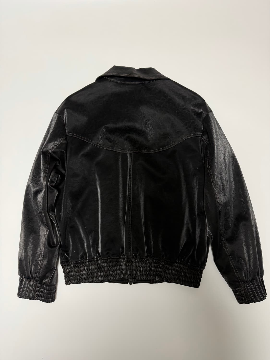 비슬로우 레더 자켓 상품이미지3