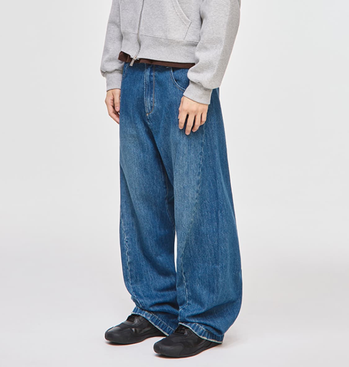 L 새제품) 시그니처 커브드 엔진 데님 팬츠 청바지 인디고블루 31 32 상품이미지1